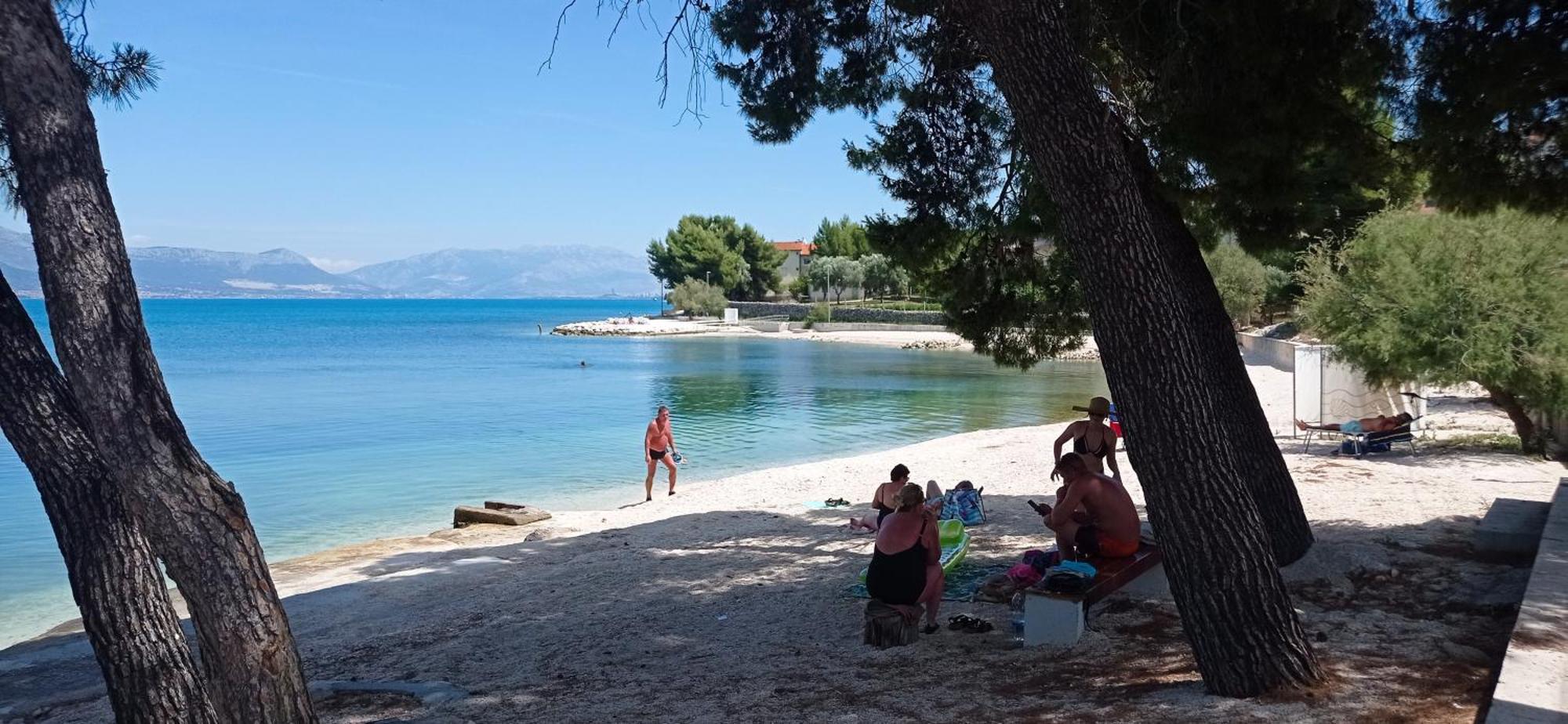 Apartment Nely - Sea, Terrace And Peace Trogir Bagian luar foto